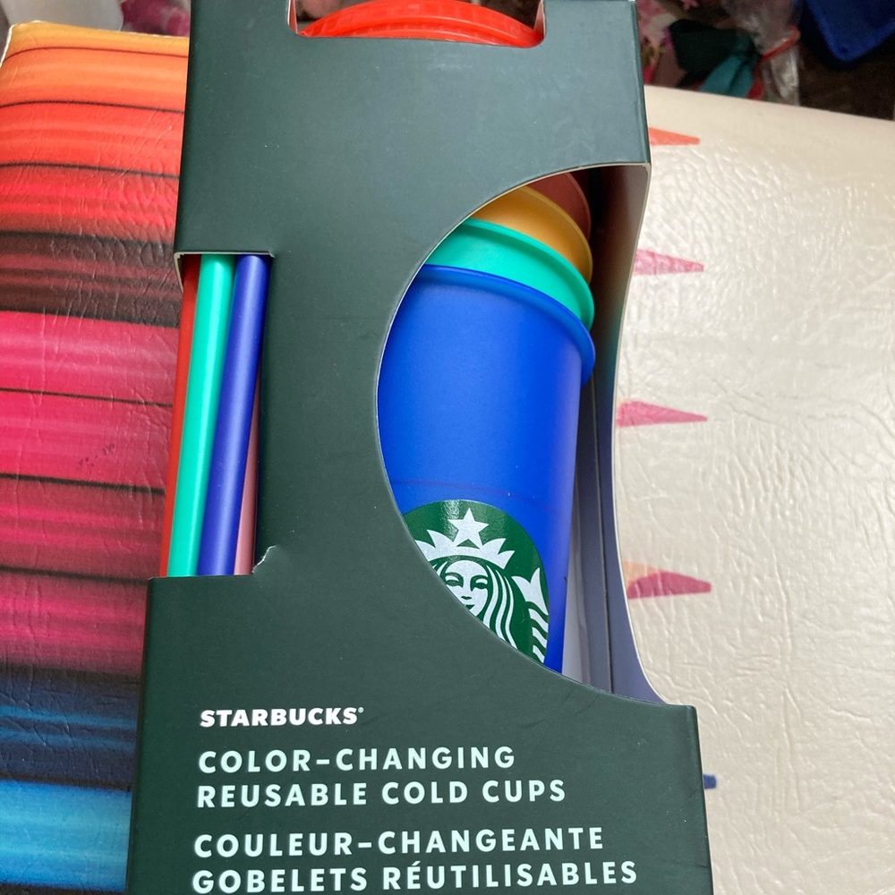 Starbucks color changing cups